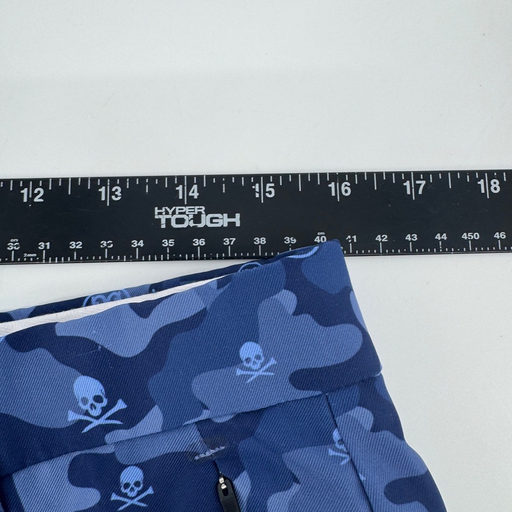 G/FORE Mens Blue Camo Skull & T's Golf Shorts Size 33 Camouflage Performance - Picture 5 of 6